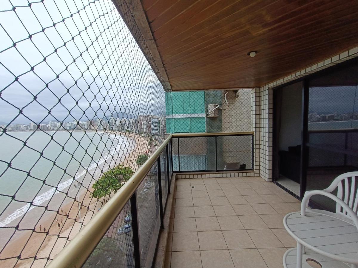 Apt Canto Nobre, Frente Total Para O Mar, 4 Quartos, Vaga De Garagem E Wi Fi Guarapari Kültér fotó
